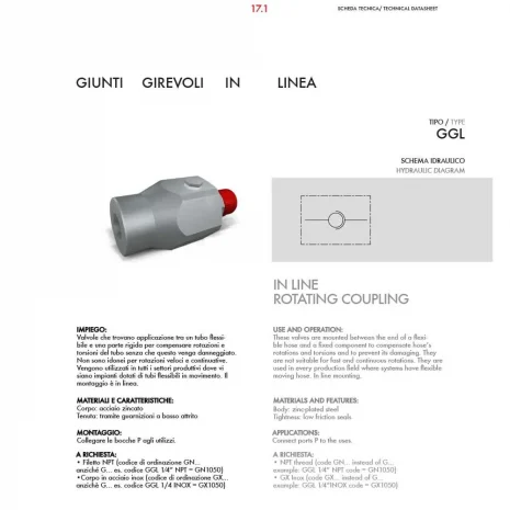 INLINE ROTATING COUPLING-3 INLINE ROTATING COUPLING