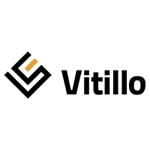 Vitillo logo: A dynamic and professional design featuring the word 'Vitillo' in bold capital letters, with a stylized letter 'O' resembling a hydraulic hose fitting. The logo signifies excellence and reliability in hydraulic components, fittings, and hoses