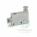 hydraulicplanet 90° Adaptor BSPP Male - BSPP Male with adjustment screws and a protruding hexagonal fitting, shown on a white background featuring the Hydraulic Planet logo.