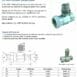hydraulicplanet A technical product sheet for FLANGE CODE 62 - 6000 PSI BSP inline test point tee adaptors features images, specs, key features, and full ordering info, including hydraulic flange options rated up to 6000 PSI.