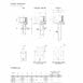 hydraulicplanet Technical drawing of FILLER BREATHER WITH FLANGE FT SERIES components, showing front/side views, flange/tank mounting patterns, and a table of nominal sizes and filler breather specs.