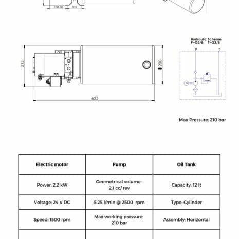 24V POWER PACK - BLOCK P-T-2 24v power pack image